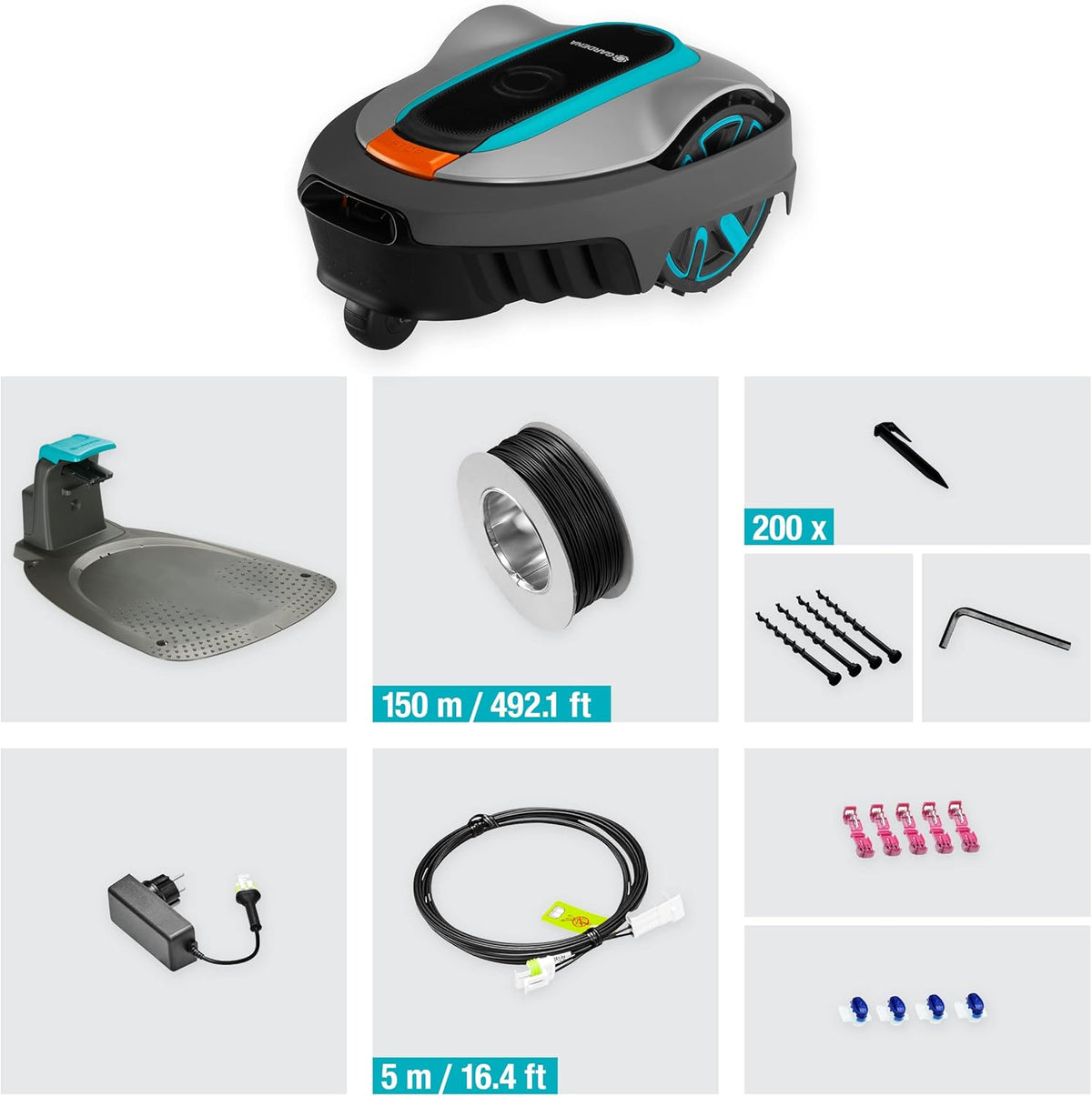 Tondeuse à gazon robotisée GARDENA SILENO City 500 – 1500-26