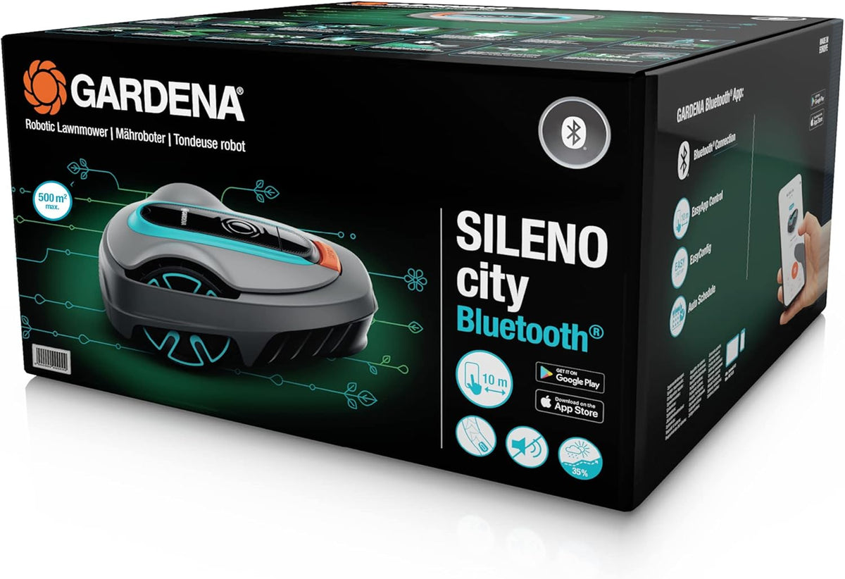 Tondeuse à gazon robotisée GARDENA SILENO City 500 – 1500-26
