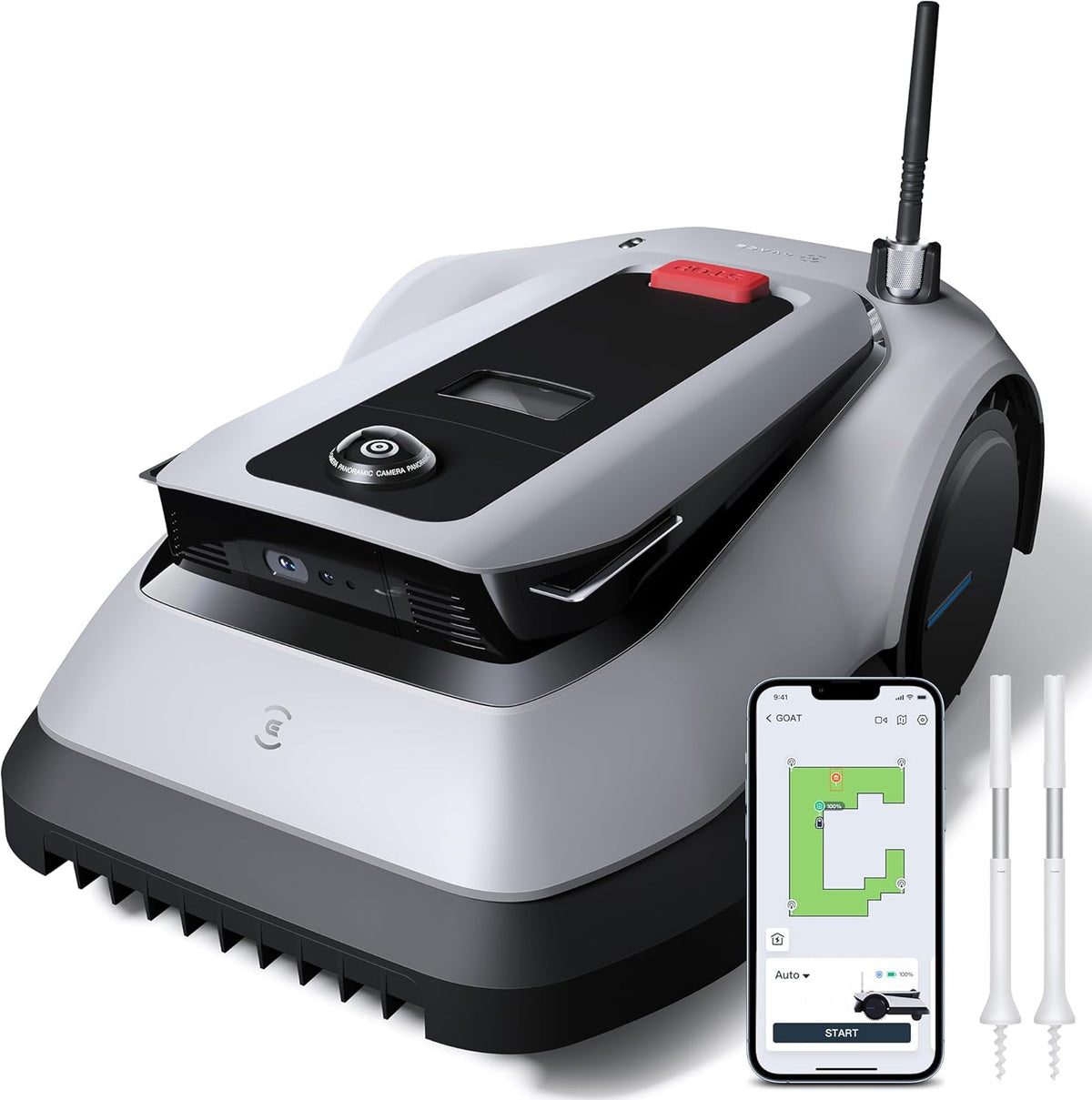 Tondeuse à gazon robotisée ECOVACS GOAT G1-800G grise – MPB12