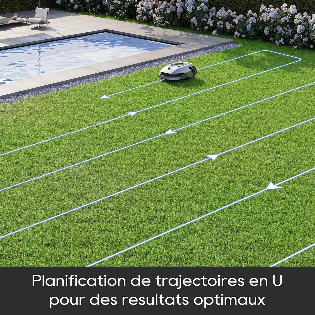Tondeuse à gazon robotisée DREAME A1 – Grise