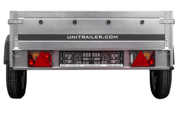 Remorque pour auto 230 x 125 cm Garden Trailer 230 KIPP