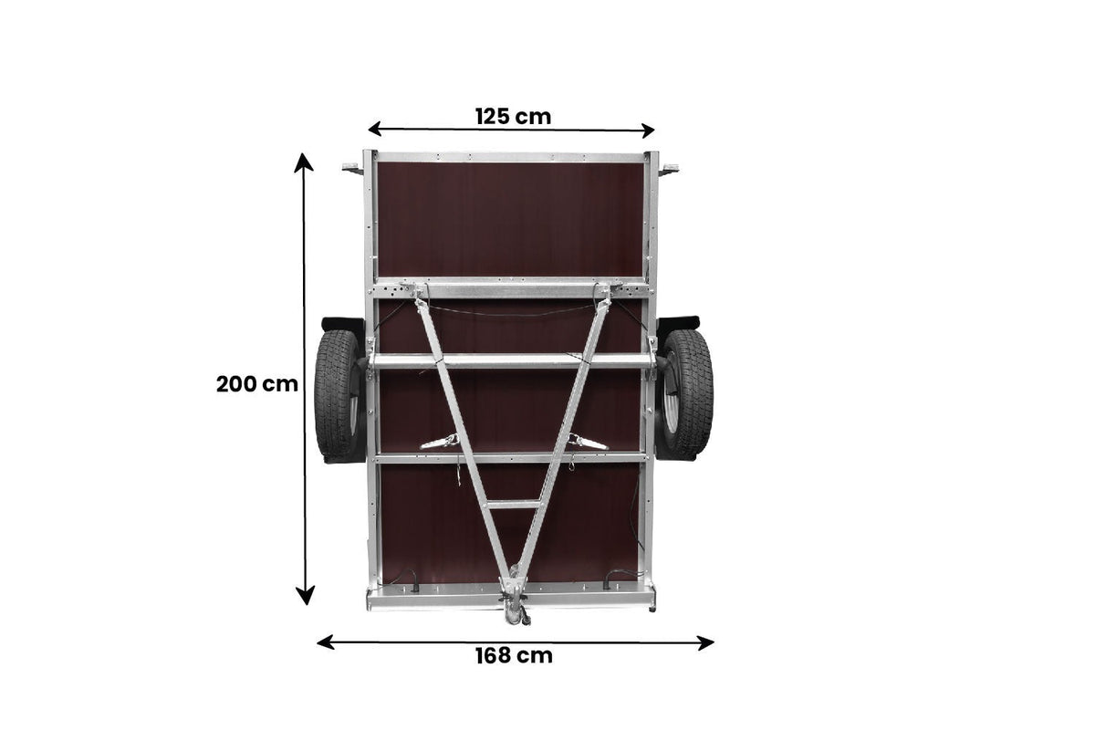 Remorque Garden Trailer 201 KIPP 200 x 125 cm