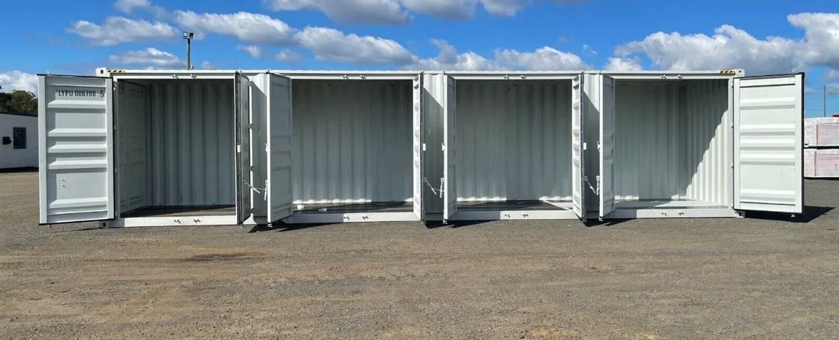 Conteneur maritime High Cube 40 pieds avec 4 portes latérales