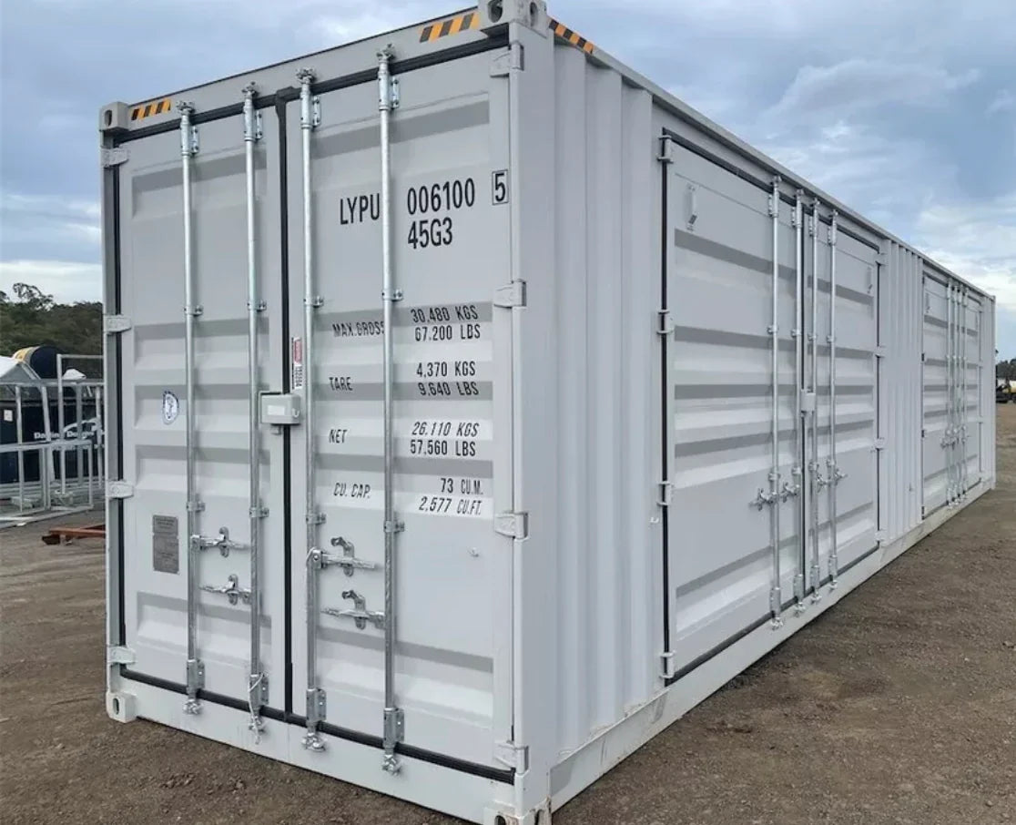 Conteneur maritime High Cube 40 pieds avec 4 portes latérales